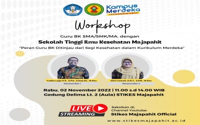 Workshop Guru BK SMA/MA/SMK Se Mojokerto dengan STIKES Majapahit